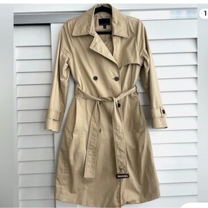 Banana Republic Beige Double-Breasted Trench Coat